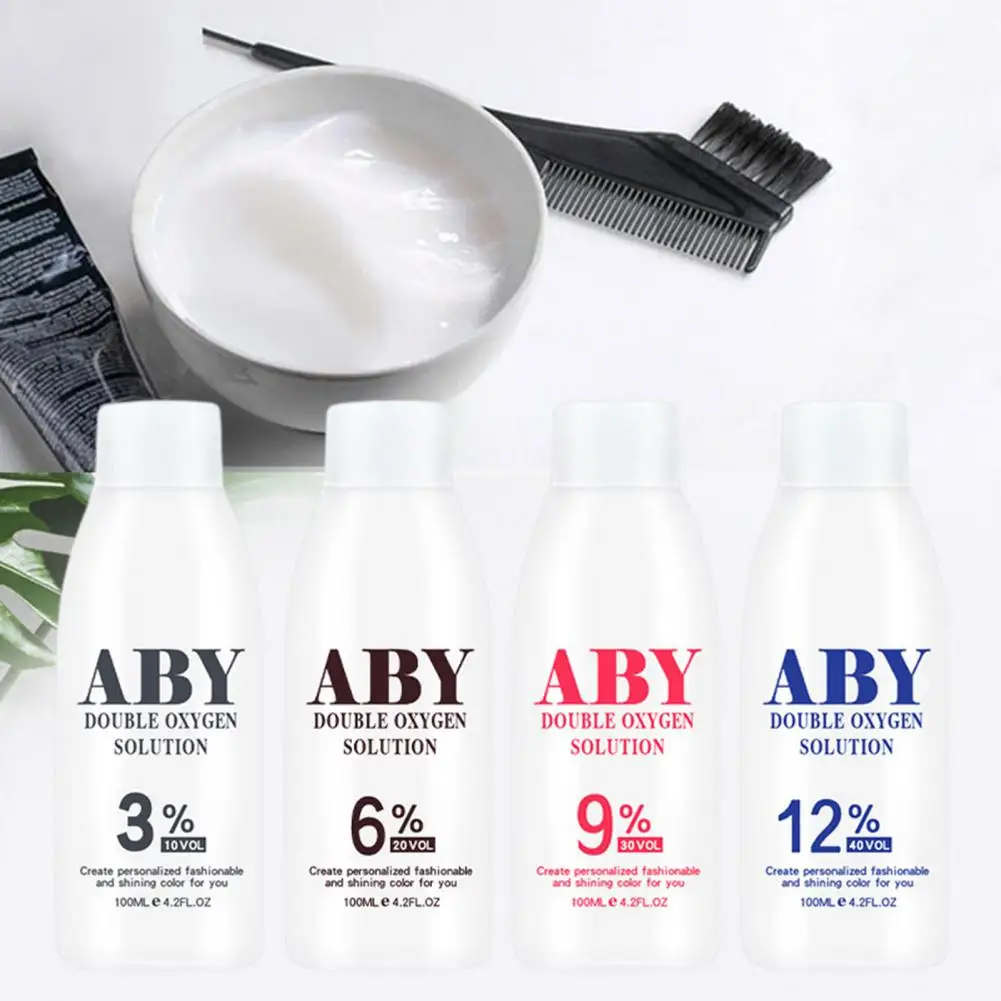 Hair Peroxide Cream Useful Double Oxygen Milk Cream Developer Easy Operation Dioxygen Cream