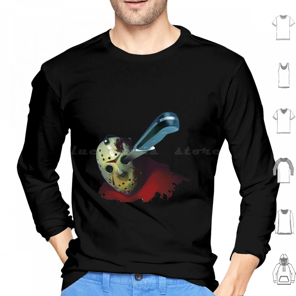 

The Final Chapter Jason Voorhees Horror Slasher Cult Classic Inspired Design Hoodies Long Sleeve Movie