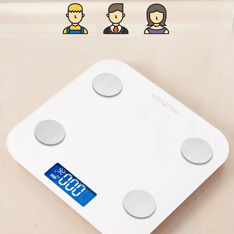 

Умные цифровые весы для ванной комнаты, Женские электронные весы, анализатор тела, напольные весы, товары для дома
