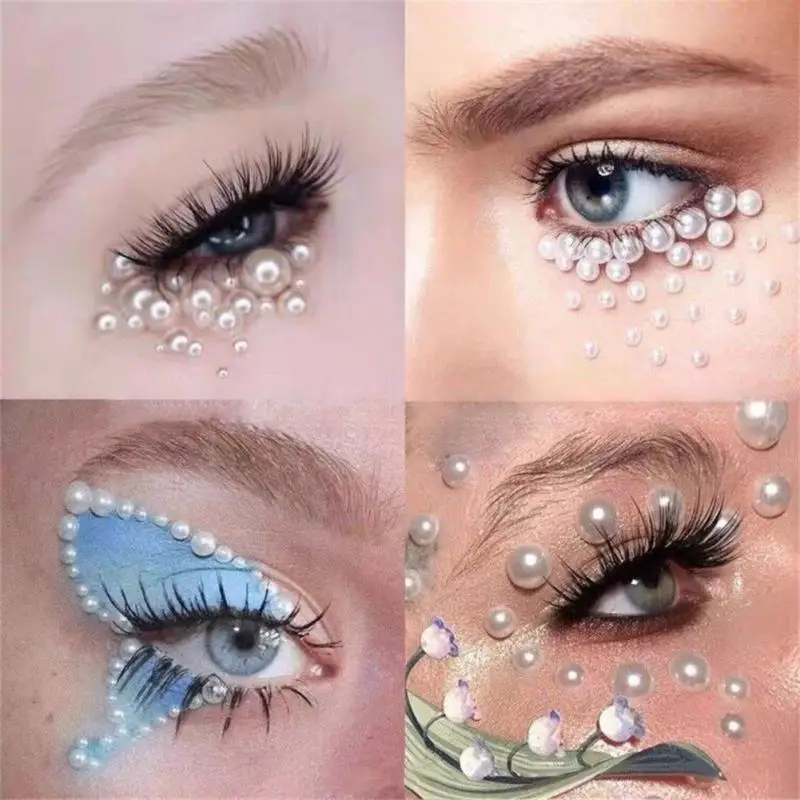 Наклейки для лица Висячие глаза разрыв макияжа музыкального фестиваля Хэллоуина