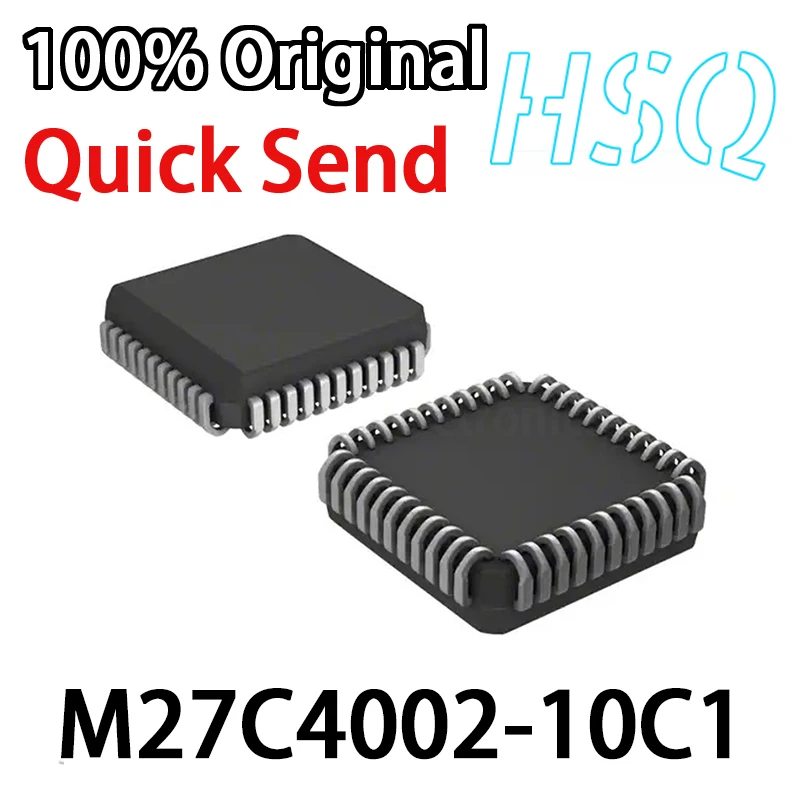 

1PCS M27C4002-10C1 M27C4002 New Original 4 Megabit UV Erase Memory Chip IC PLCC-44