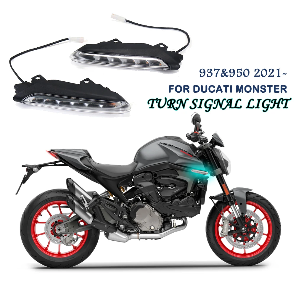 

LED Turn Signals Light Flasher Lamp Indicator Motorcycle Accessories NFor DUCATI Monster 937 MONSTER 950 ew 2021 2022 2023