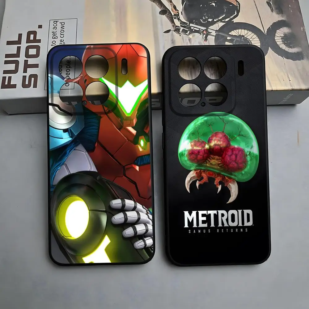 Фото Чехол для телефона Game M-Metroid Dread для Xiaomi 17 15 14 13 12 Mi 11 Ultra T Pro Lite, черный, мягкий корпус №1