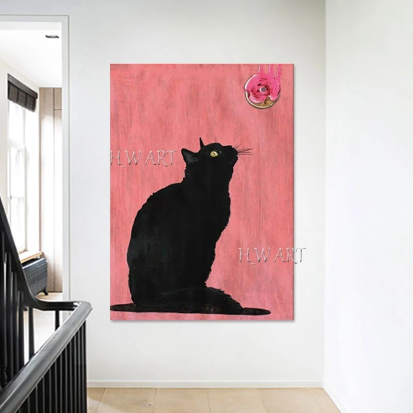 Розовое произведение искусства картина на холсте красивая стена с изображением