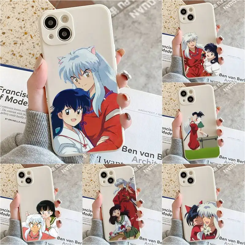 

Anime Japan Cartoon Inuyasha Higurash Phone Case For Iphone 7 8 Plus X Xr Xs 11 12 13 Se2020 Mini Mobile Iphones 14 Pro Max Case