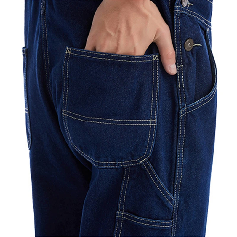 Рисунок 6 - Мужские джинсы темно-синие комбинезоны