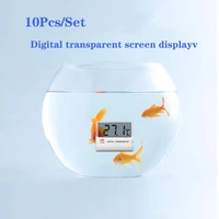 10Pcs Electronic LCD Digital Temperature Gauges Thermoregulator Weather Station For Home Fish Tank Temp Meter KitchenThermometer