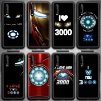 marvel iron man i love you 3000 phone case for huawei p20 p30 p40 lite e pro mate 40 30 20 pro p smart 2020