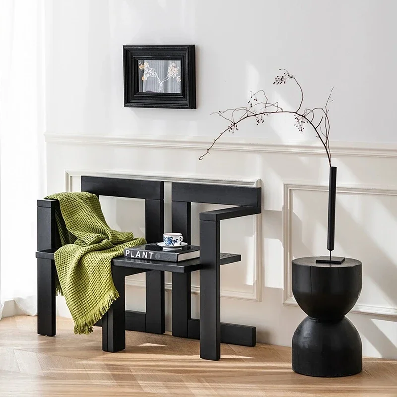 Деревянный обеденный стул из аллотипа современный простой дизайн для гостиной