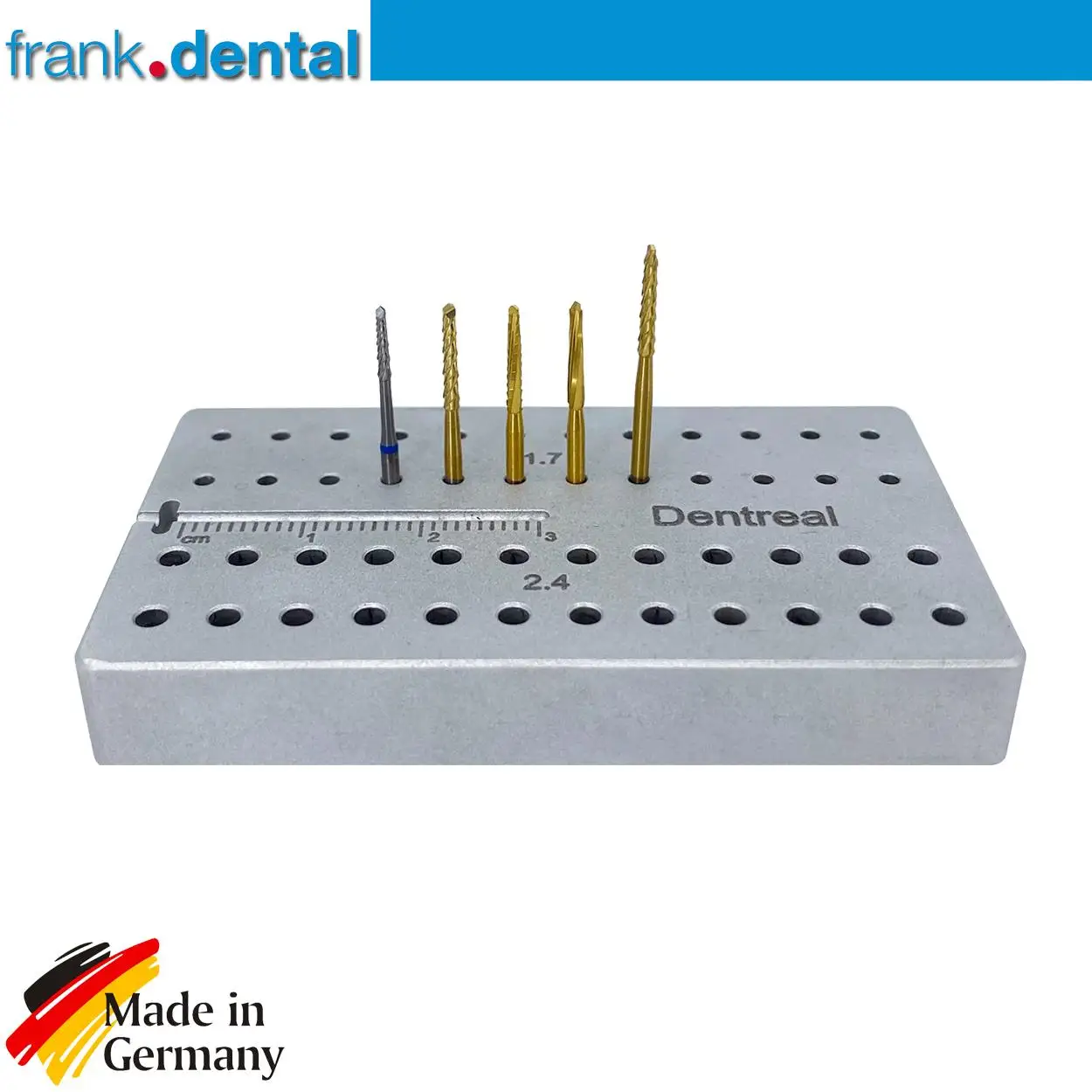 

Frank Dental - Dental Bone Cutter Lindemann набор боров-разделение корней титана-набор резки костей