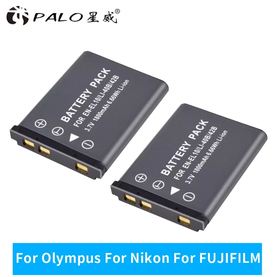 

Литий-ионный аккумулятор для цифровой камеры PALO 3,7 V 1800mAh для фотографий