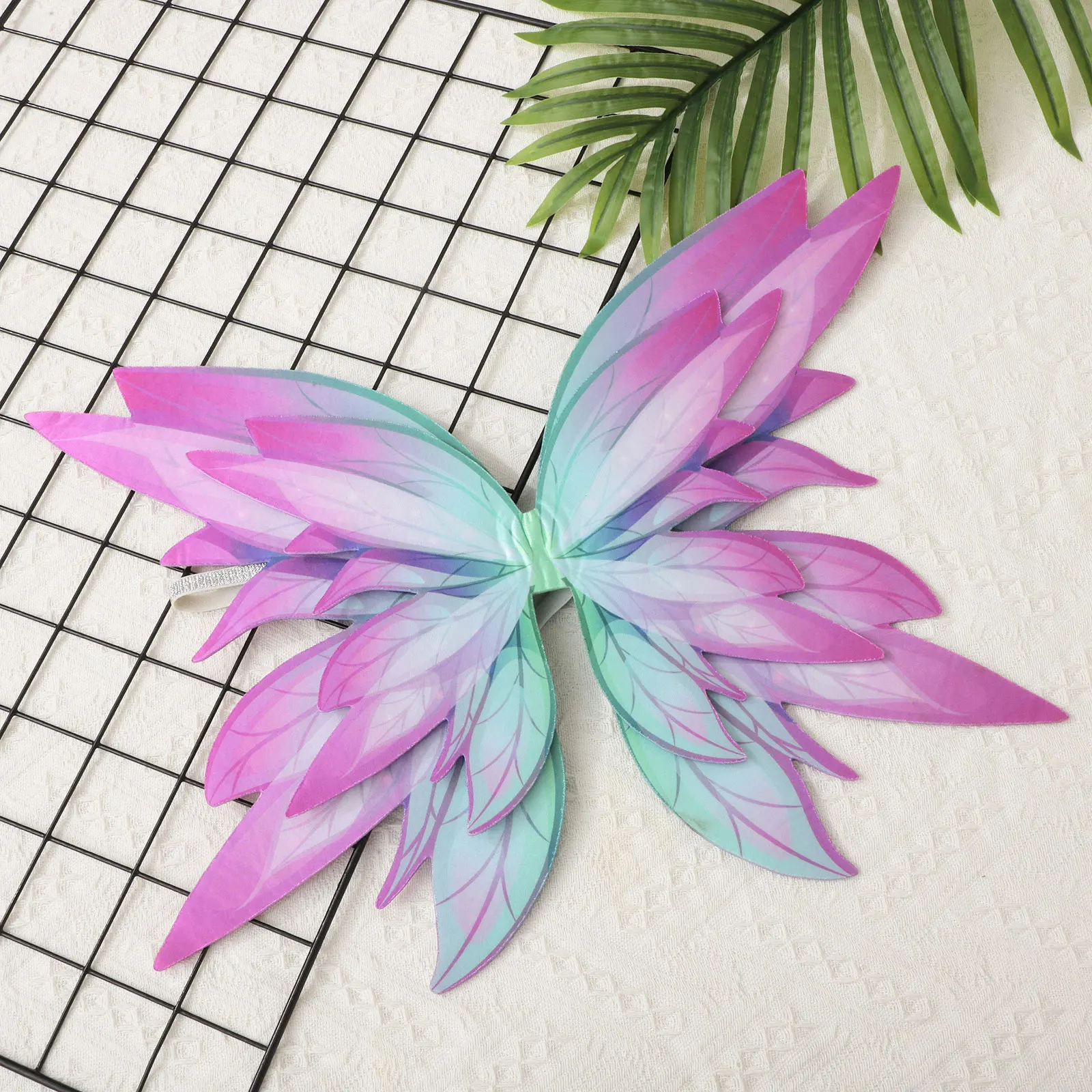 Принцесса Фея Градиентные Крылья Бабочка Эльфа Детское Платье на Хэллоуин