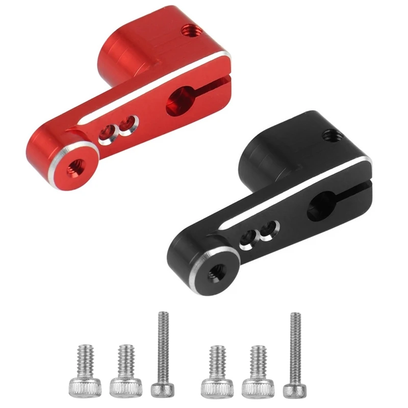 

2Pcs Metal Servo Horn Servo Arm Fit AS-1 Stock Servo for Axial SCX24 90081 AXI00002 1/24 RC Crawler Car Upgrade Parts
