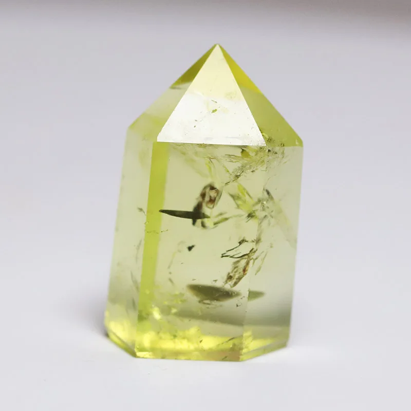 24 бразильская колонна с цитрином шестиугольная призма украшение для стола
