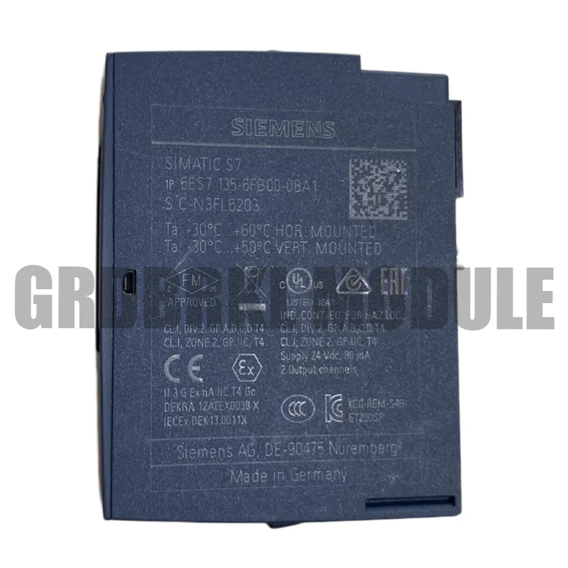 Фото Новый оригинальный выходной модуль SIEMENS 6ES7135-6FB00-0BA1 6ES7 135-6FB00-0BA1 ET200SP №3