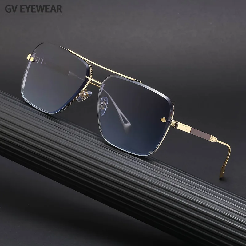 

New Trendy Fashion Women's Sunglasses Pilot Style Metal Classic Eyewear Luxury Men Outdoor UV400 Unisex Eyeglasse for Driving