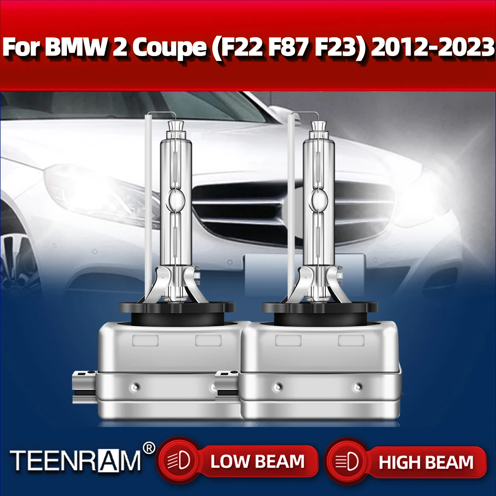 

Автомобильные лампы Haedlight D1S, Ксеноновые фары 12 В, 6000K, автомобильная лампа для BMW 2 Coupe (F22 F87 F23) 2012-2018 2019 2020 2021 2022