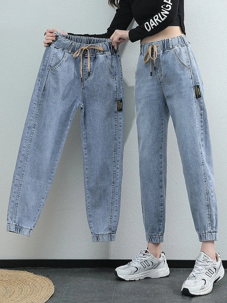 T  2023 Pants Vintage High Waist Jeans Woman Women's Jeans Ankle Length Mom Jeans Cowboy Denim Pants jeans for women jeans