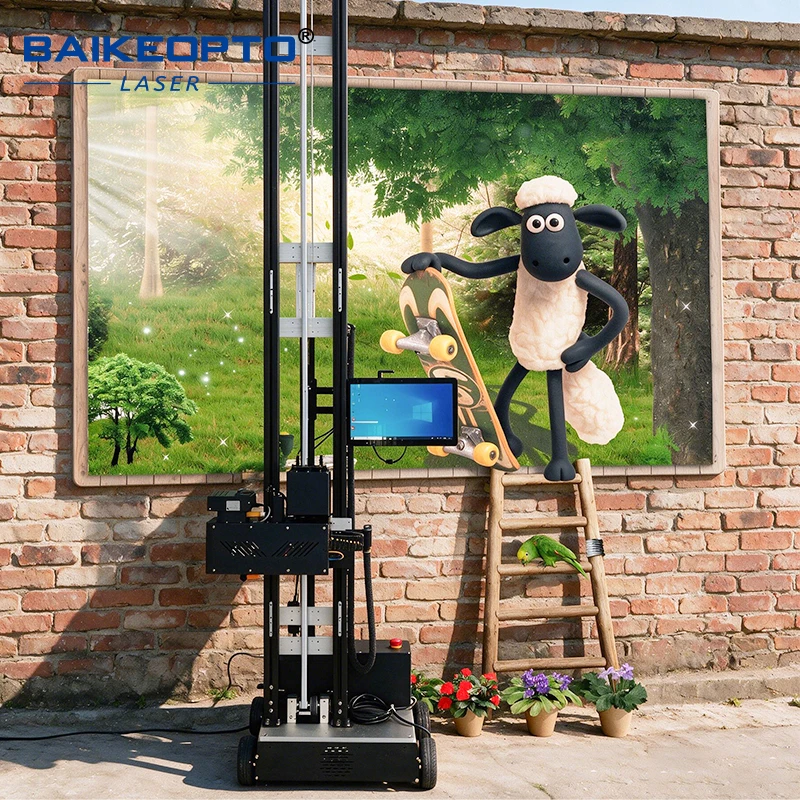 Фото BAIKEOPTO BK-UP200XS Универсальный настенный принтер для дома и коммерческого использования, для оформления стен вилл, фасадов магазинов и росписи общественных пространств №1