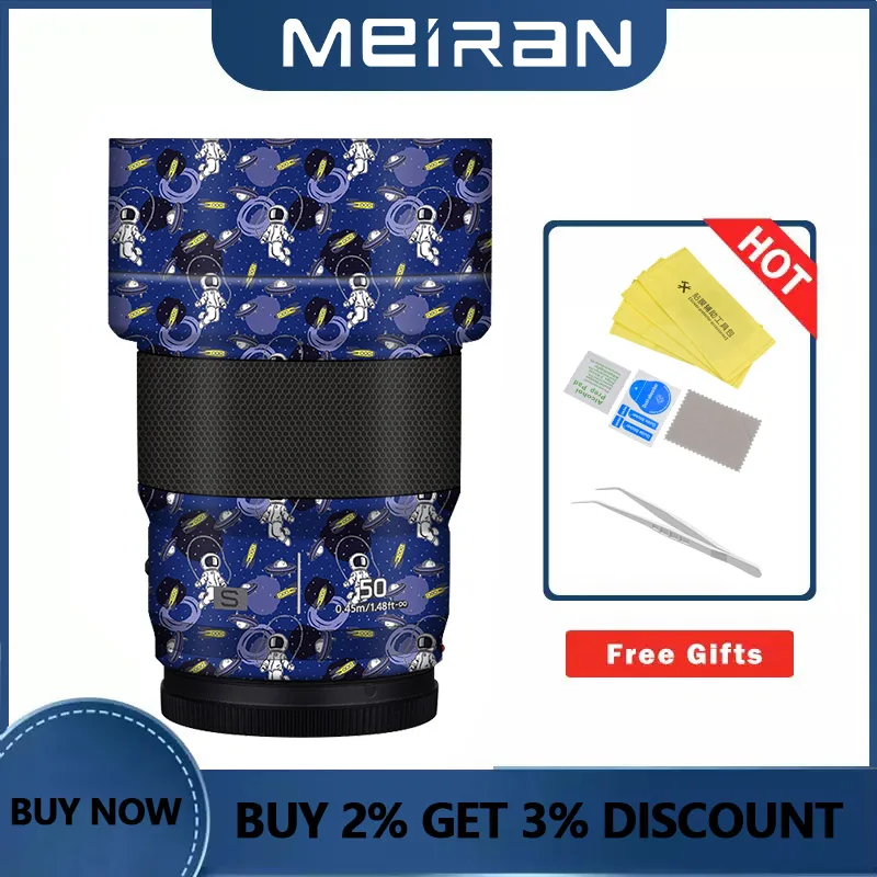 

Наклейка-Обложка для объектива panasonic 50F1.8, пленка для защиты от царапин, чехол, аксессуары для камеры