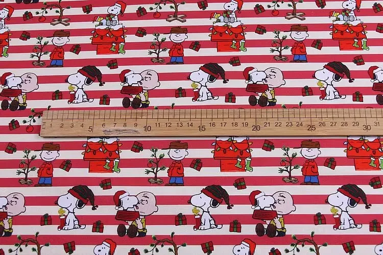 Miniso Snoopy 45x140 см 100 хлопчатобумажная ткань с принтом для шитья аксессуары ручной