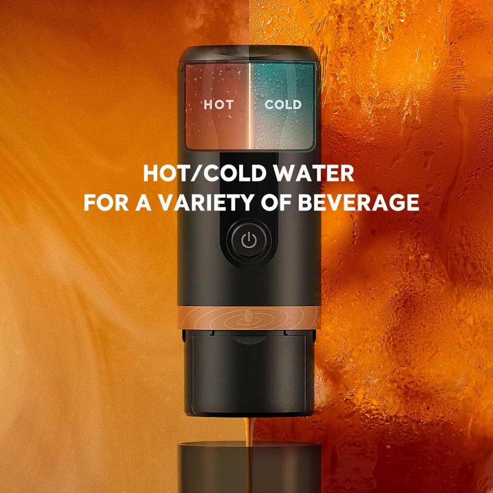 

Portable wireless electric coffee machine built-In Battery rechargeable outdoor travel car home fully automatic Coffee maker