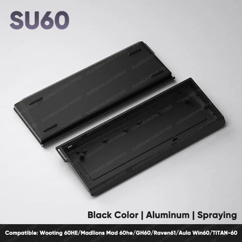 Wooting 60HE Mad 60 Mad 60he GH60 Алюминиевый корпус клавиатуры с 60% раскладками клавиатуры Чехол для клавиатуры Raven61 Aula Win60 GT60
