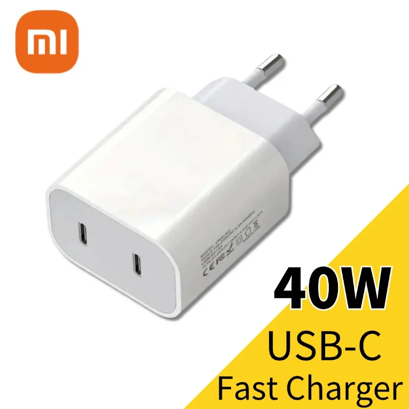 Оригинальное автомобильное турбо зарядное устройство Xiaomi 40 Вт супер быстрое с