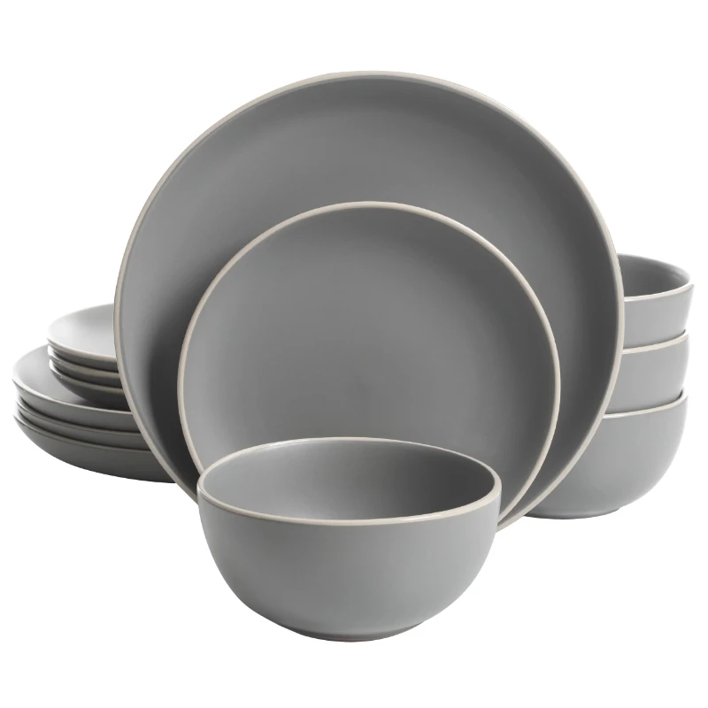 

Matte 12-Piece Dinnerware Set