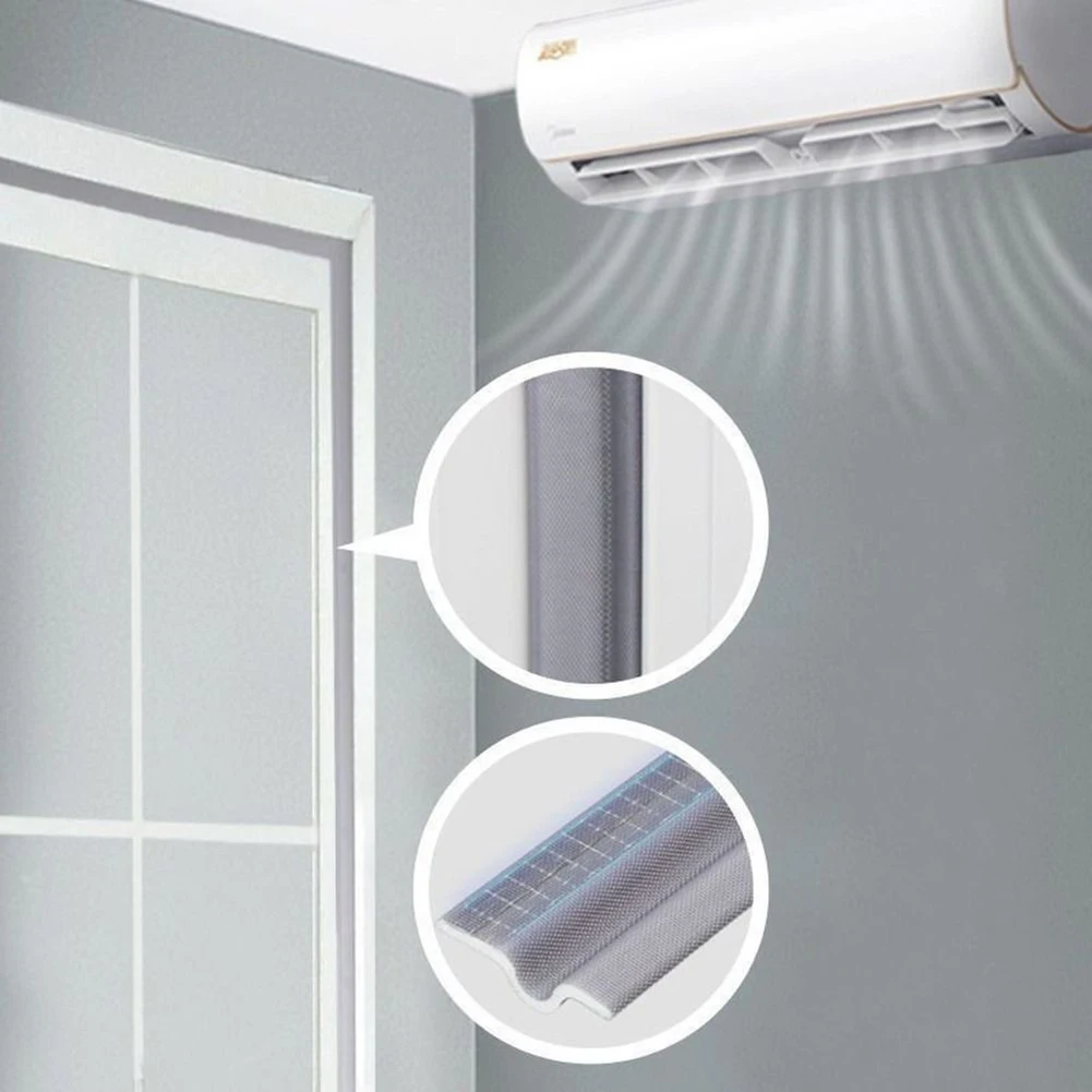 

2-8m Self-Adhesive Window Sealing Strip Weather Soundproofing Sound Insulation Anti Air Leak Door Bottom Crack Gap Sticking Tape
