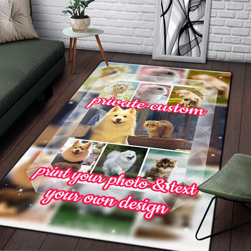 

You can make any pattern！Custom Carpet for Living Room Area Rug Doormat Large Carpet Pet Mat Bathmat rugs living room