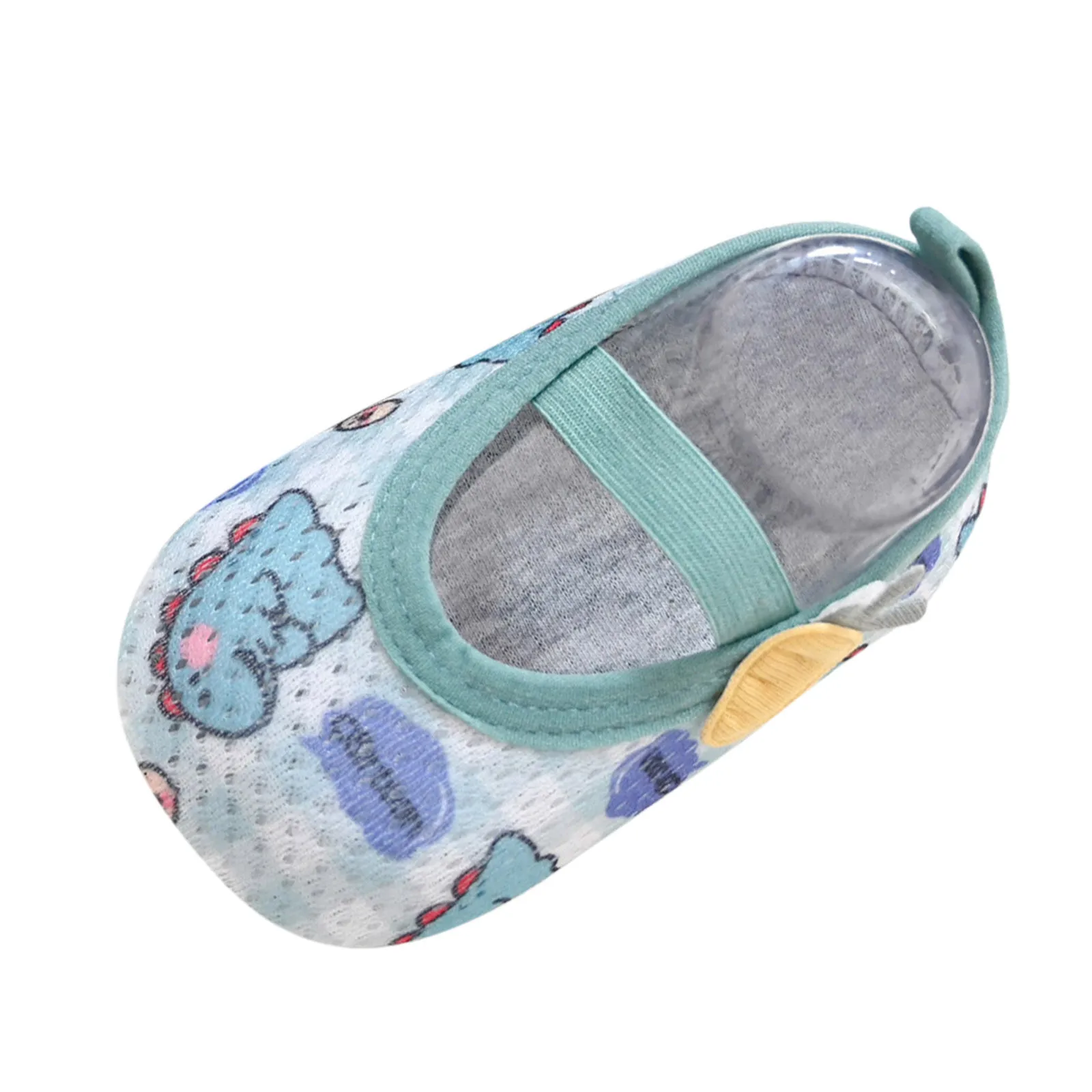 

Туфли детские с мультяшным принтом, для плавания и воды, Нескользящие, без носки, плоская подошва, простая повседневная обувь для малышей, дл...