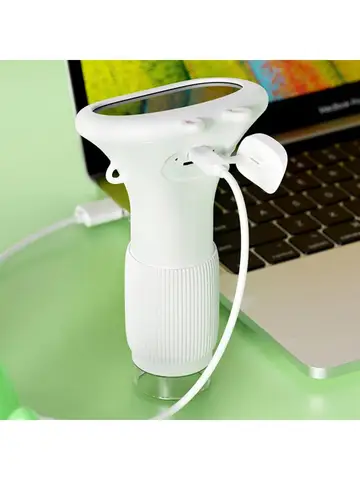 Ручной цифровой микроскоп 1000X, 2-дюймовый IPS-экран, ручной HD-микроскоп, объектив 2 МП, мини-портативные микроскопы с 8 светодиодами