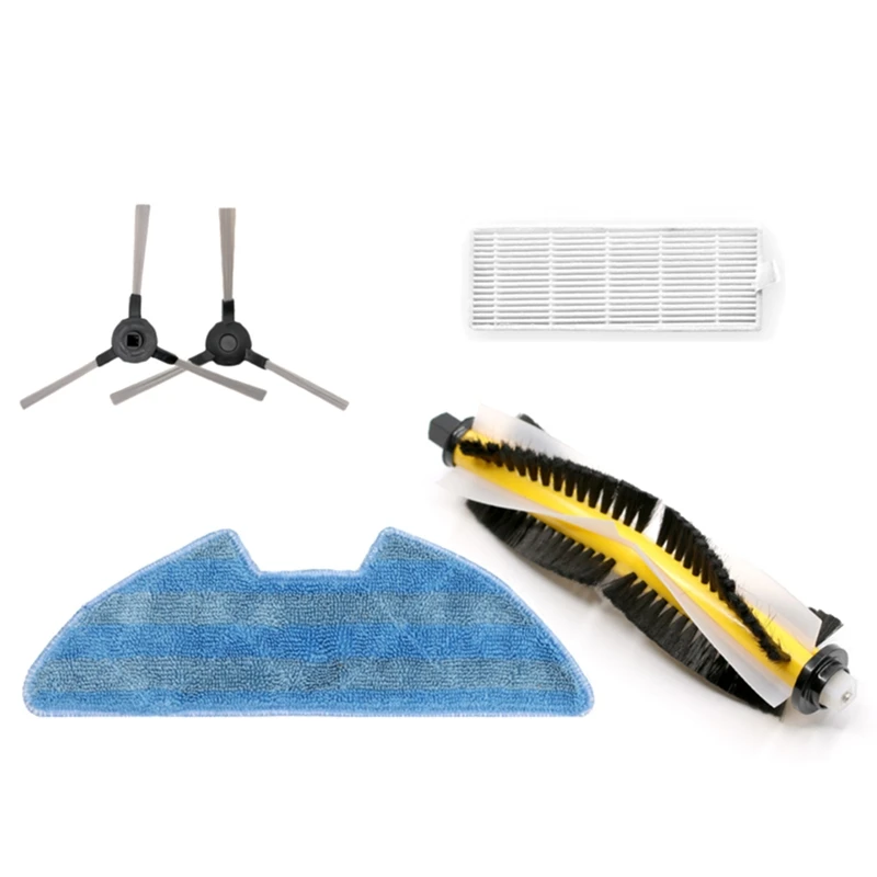 

For Proscenic 811GB 911SE / Symbo Xbot 5 PRO / Lauben Robot Vacuum 26BB Pet Main Side Brush Hepa Filter Mop Replacement