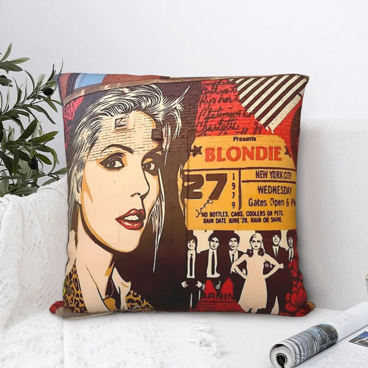 

Декоративная подушка для обнимания Blondie с изображением деревни