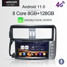 720P PX6 DSP Android 11,0 8 Гб RAM 8 CORE автомобильный dvd-плеер Wifi 8G автомобильное радио 5,0 RDS Авторадио GPS для Toyota PRADO 150 2010 - 2013