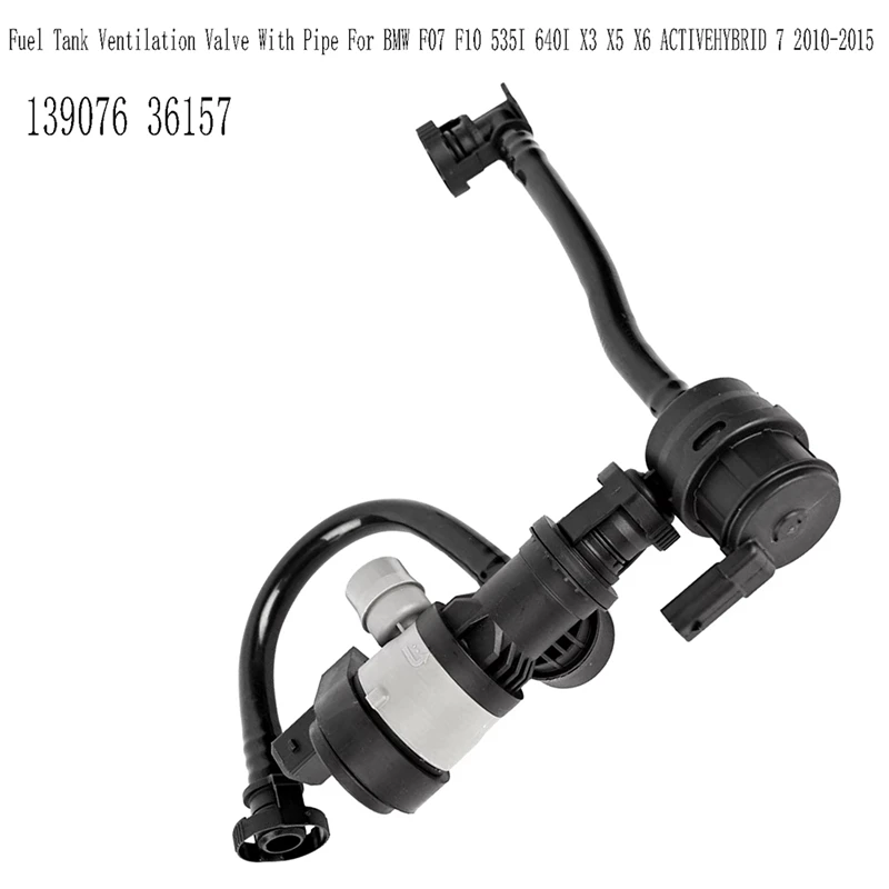 139076 36157 Вентиляционный клапан топливного бака с трубкой для BMW F07 F10 535I 640I X3 X5 X6