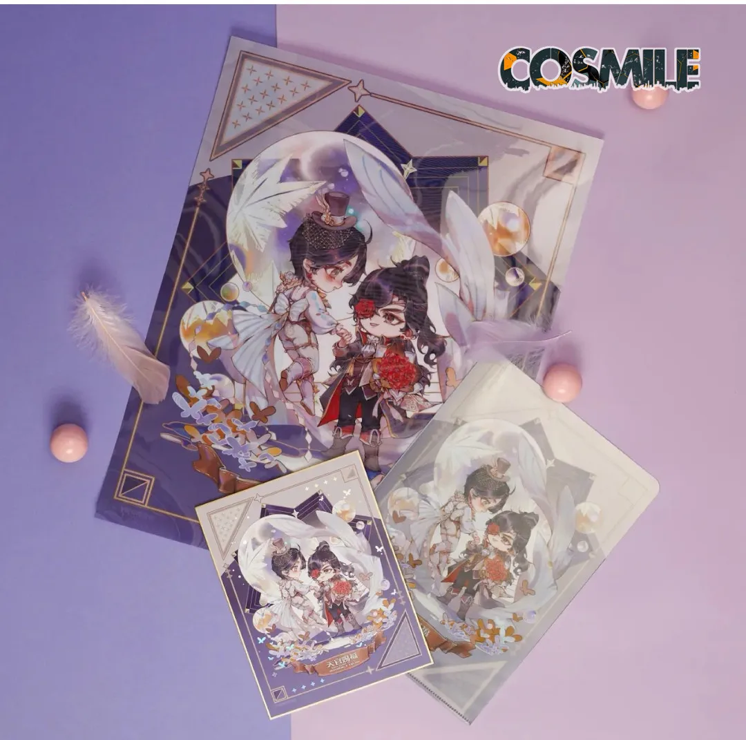 Доступный ограниченный TGCF Tian Guan Ci Fu оригинальный акриловый стенд Hua Cheng Xie Lian бумажный плакат Shikishi папка Sa.