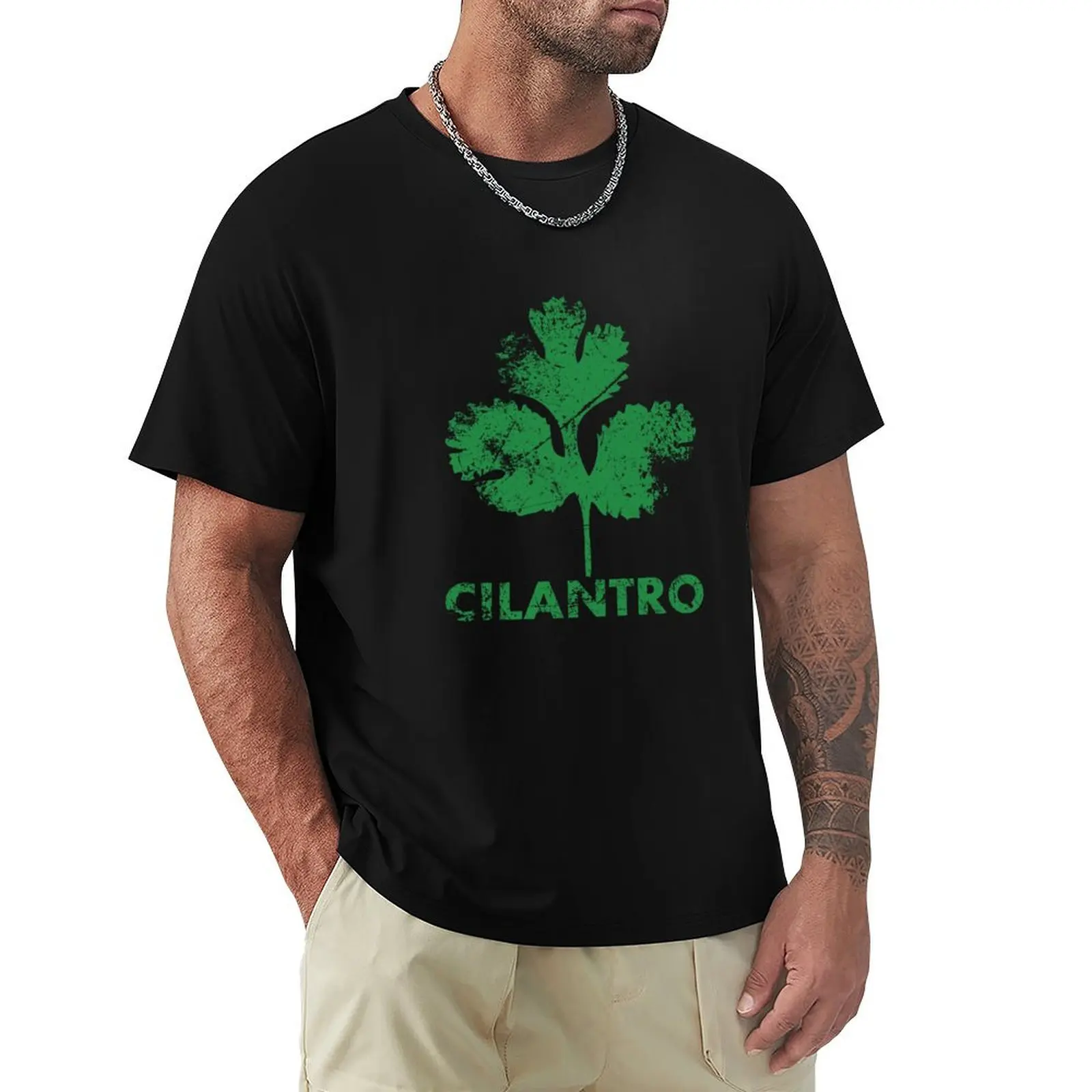 Футболка Cilantro мужская футболка винтажная рубашка с аниме мужские футболки