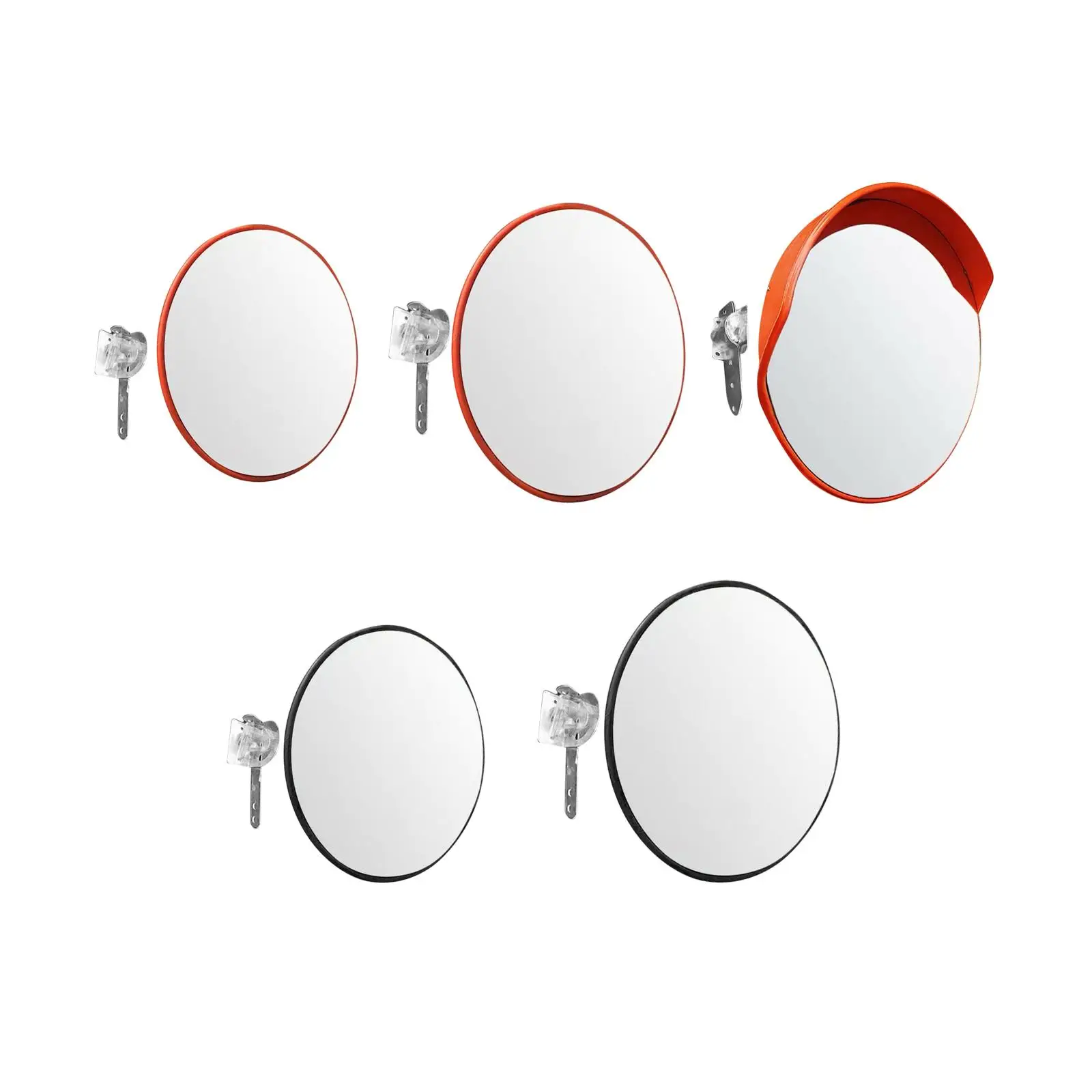 

Convex Mirror Adjustable Warehouse 220 Degrees Blind Spots Road 30/45cm Office Curved Safety Mirror Road Safety Convex Mirror
