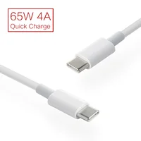 USB Type C к USB C 65W PD Кабель для быстрой зарядки QC4.0 Тип C Быстрое зарядное устройство для Huawei P40 Samsung S10 S20 Macbook Pro