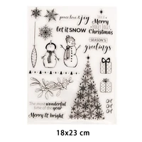 new arrival tree snow clear stamps for diy scrapbooking crafts stencil fairy rubber stamps card make photo album decor