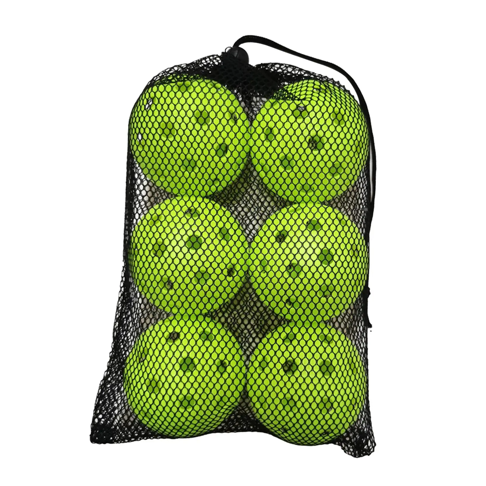 

6x Pickleball шары, официальный размер мяч, портативный полый шар, 40 отверстий маринованные шары для наружных судов практики