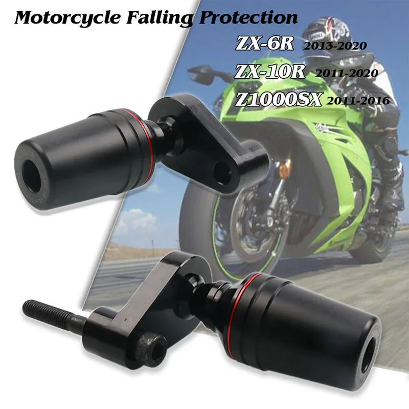 

Motorcycle Falling Protection Frame Slider Fairing Guard Crash Protector For KAWASAKI ZX-6R ZX-10R Z1000SX ZX6R ZX10R ZX 6R 10R