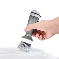 dish scrubber brush multi use soap dispensing dish brush kitchen cleaning brush with replaceable heads dish scrub brush with