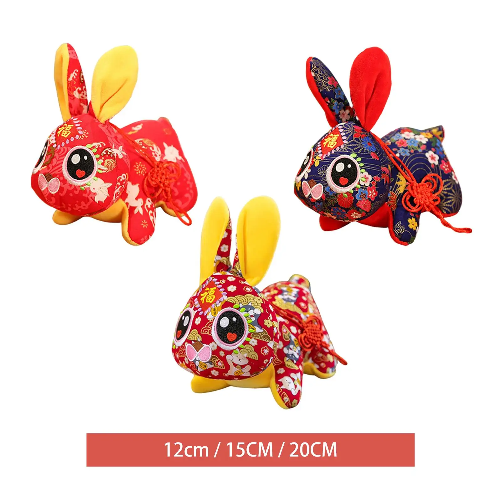 

Милые мягкие животные кролик кукла подарок на день рождения Китайский Новый год кролик плюшевые игрушки для детей фермерский дом дети маль...