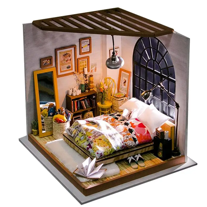 

Сборка ручной работы «сделай сам» миниатюрный дом «сделай сам» домашняя Модель Сборка «сделай сам» дом для детей