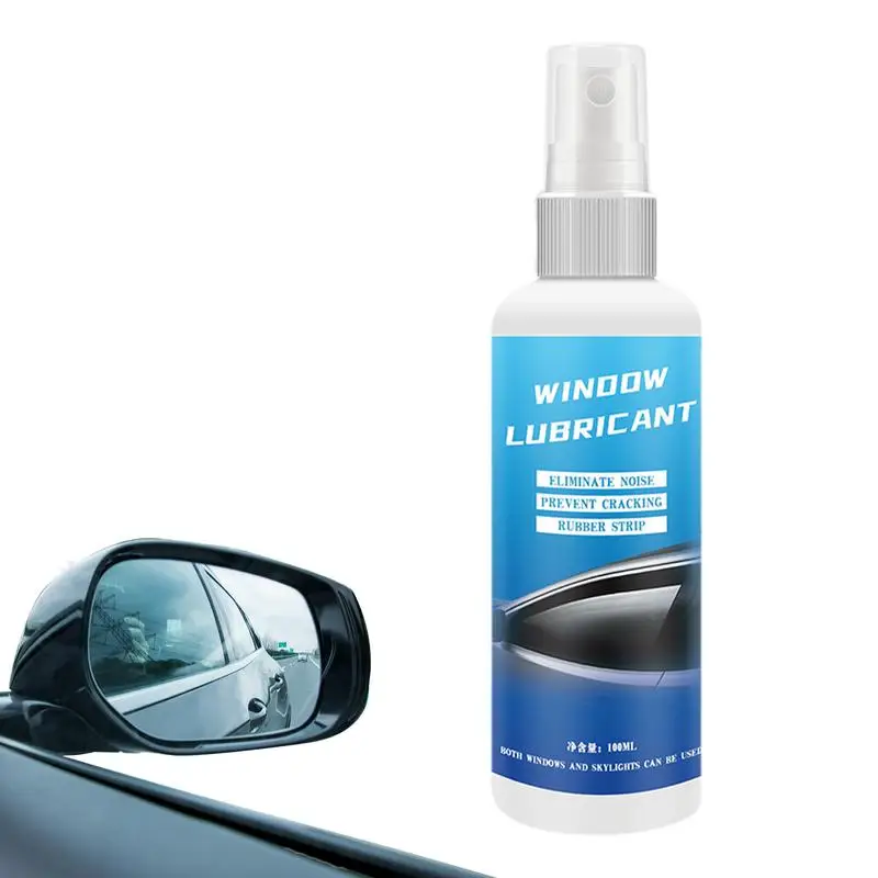 

Car Silicone Lubricant 100ML Car Rubber Seal Belt Softening Lubrication Multi Surface Spray Lubricant To Eliminate Noise And