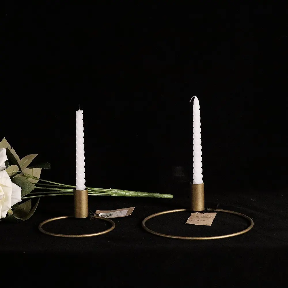 

Modern and Creative Gold Metal Candle Holder, Mainland China Home Decor