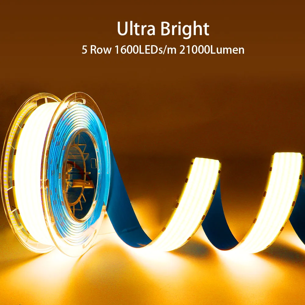 

Светодиодная лента COB 1600 LED/м 30мм DC24V 3000K 4000K 6500K